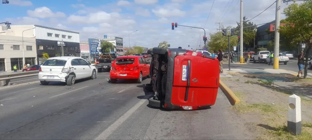 Afortunadamente, no se registraron heridos (imagen gentileza Miguel Ángel Parra)