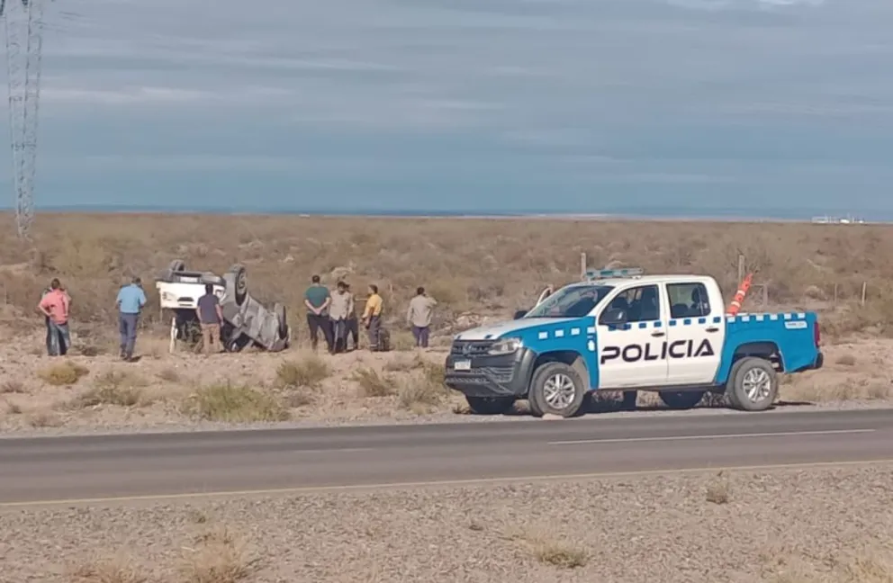 La policía llegó poco después pero el secuestrador había escapado a campo traviesa. Finalmente logró detenerlo en San Patricio del Chañar. Foto: gentileza.