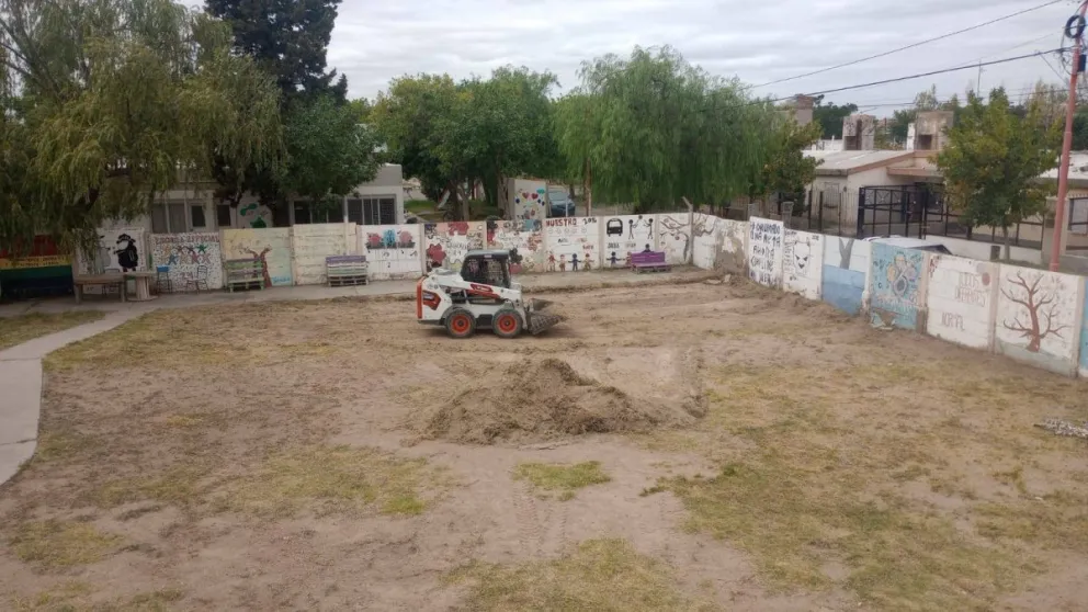 La escuela aún no ha comenzado las clases por la demora de las refacciones.