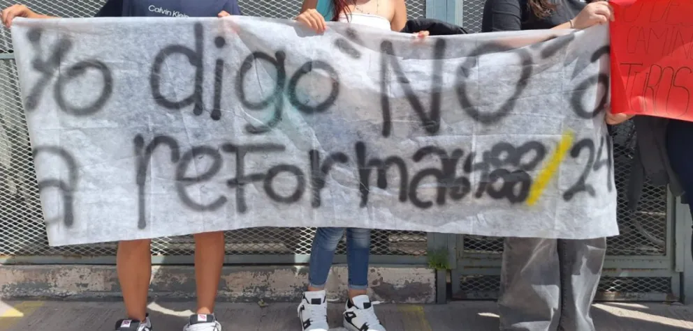 Es la segunda marcha que se hará en rechazo de esta reforma. (Foto Unter)