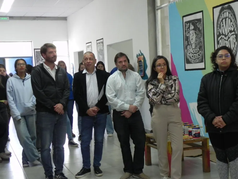 La Facultad inauguró un nuevo espacio educativo, "Carlos Fuentealba". Foto: Prensa Municipalidad de Cipolletti.