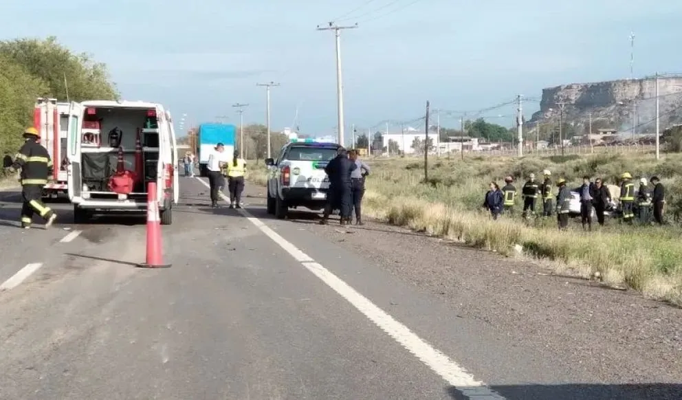 El joven murió a raíz de las múltiples heridas que sufrió en la colisión contra la parte trasera del camión. | Foto gentileza LCRegina