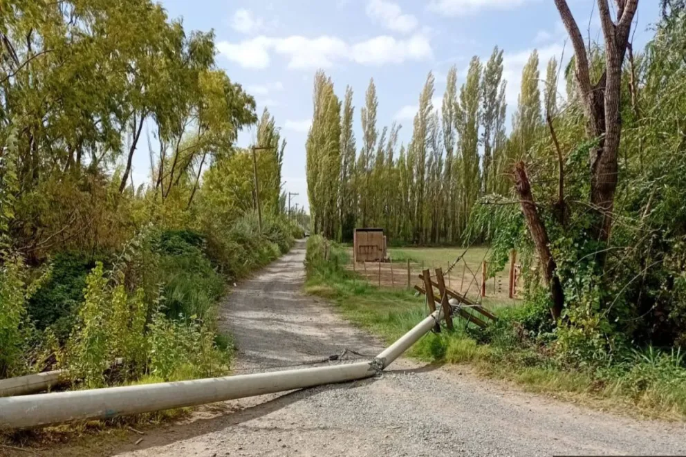 Se espera que el viento siga algunas horas más. (Fotos EDERSA)