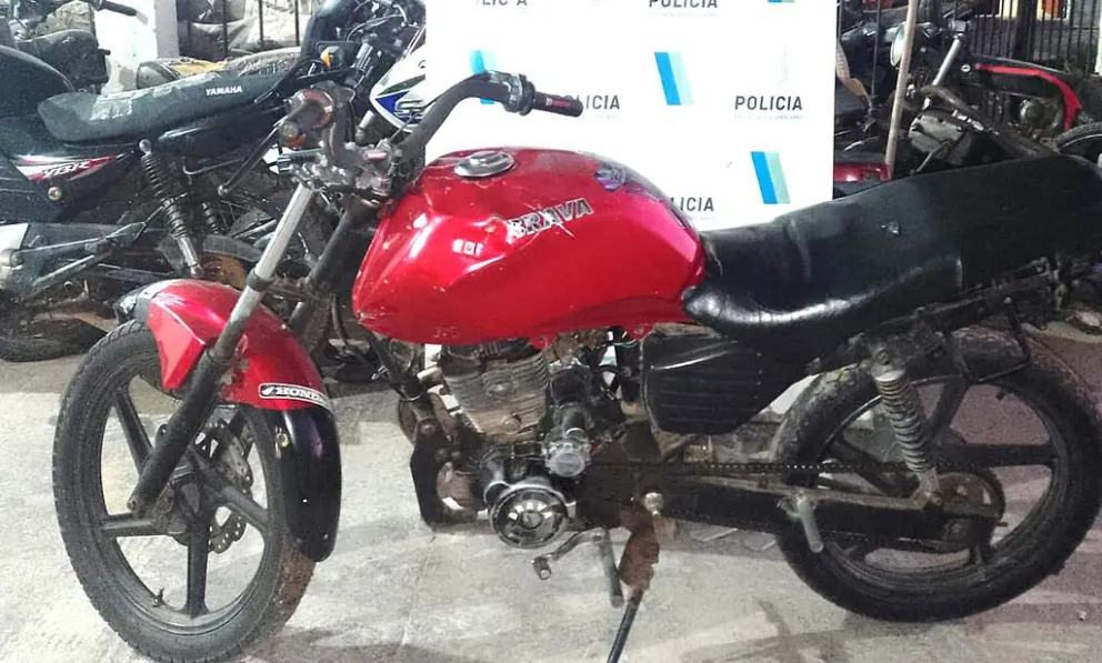 La moto había sido robada el 26 de marzo en Fernández Oro. Foto: archivo.
