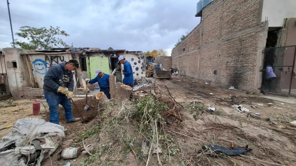 Se trataba de una vivienda del plan anterior del IPPV sin conexiones de servicios. (Foto gentileza)