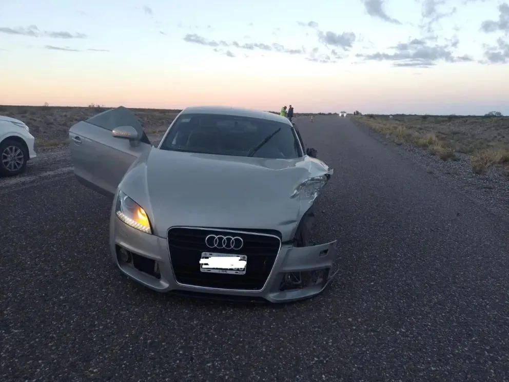 Un auto marca Audi y un Volkswagen se vieron involucrados en el choque fatal. Foto (gentileza).