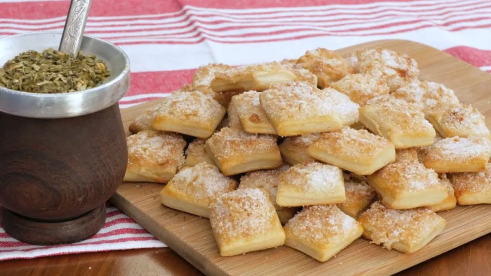 Bizcochitos azucarados caseros.
