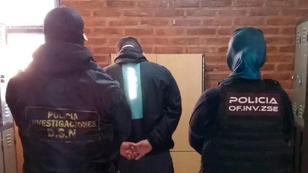 Logró ser identificado por la cámara de seguridad. (Foto gentileza)