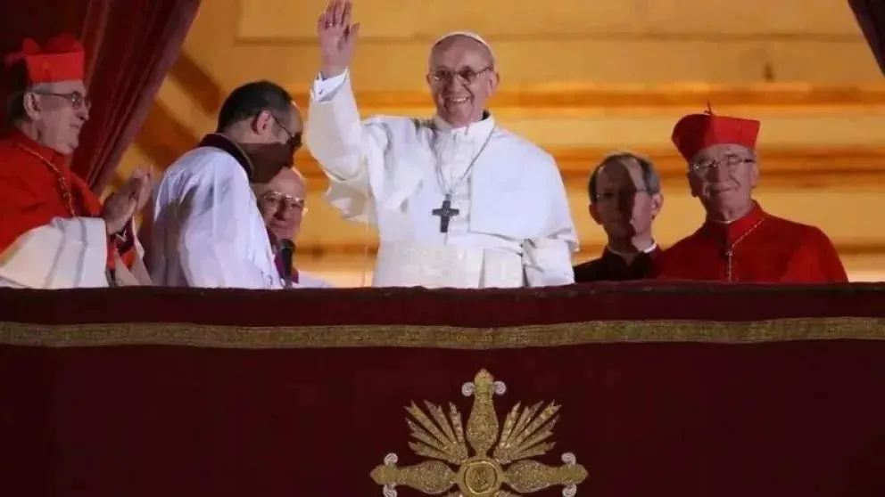 Bergoglio fue elegido el 13 de marzo de 2013 y tomó el nombre de Francisco. Foto (Reuters).