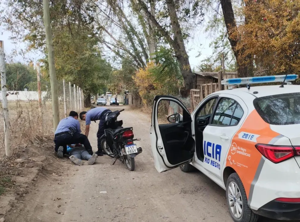 Tras la formulación de cargos, recuperó la libertad bajo pautas de conducta. | Foto gentileza Policía Rio Negro