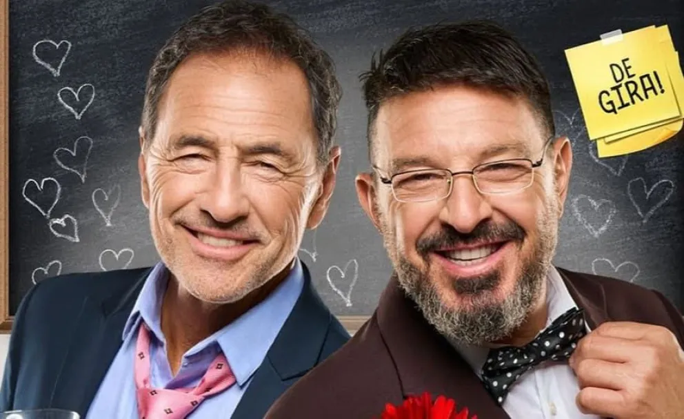 Los dos reconocidos actores traen su gira a Cipolletti este fin de semana.