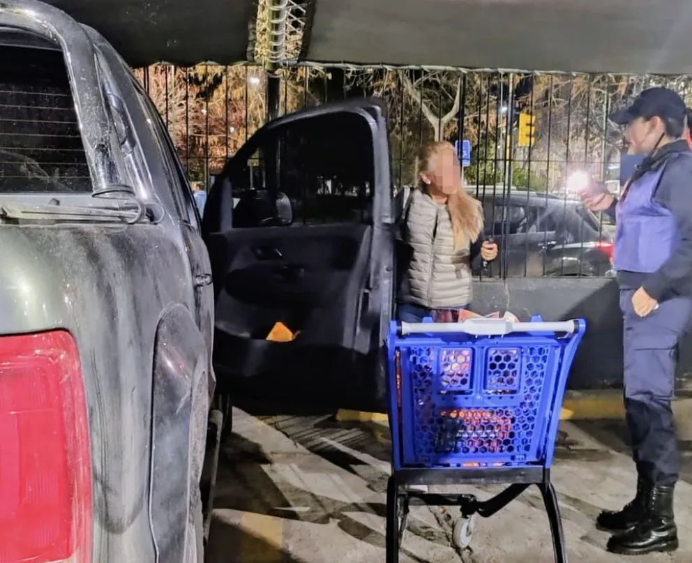 El robo fue en un conocido supermercado céntrico (imagen gentileza)