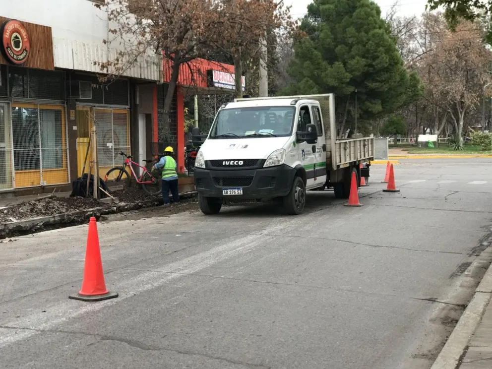Se detectaron más de 3.000 metros lineales de cordón deteriorado o inexistente (Imagen gentileza)