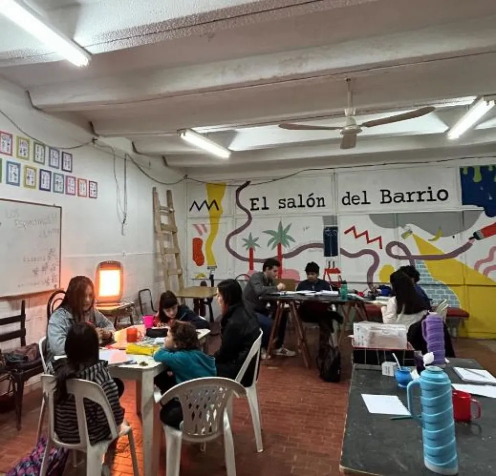 Buscan financiar la obra de gas para el salón. (Foto Aluvión)