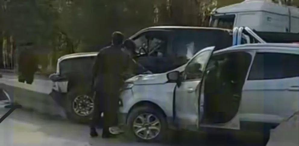 Gendarmería intervino de inmediato (imagen gentileza Dar La Nota)
