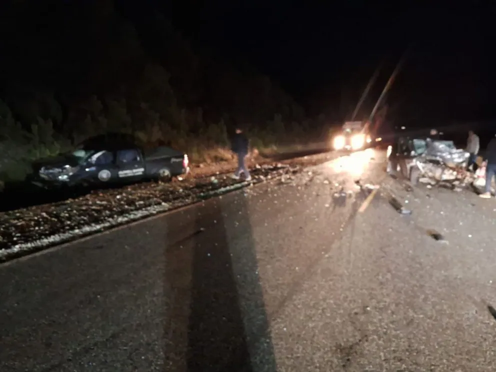 El accidente ocurrió en la noche del jueves a la altura del kilómetro 2077 de la Ruta 40, conocido como Paso Cohiue. | Foto gentileza