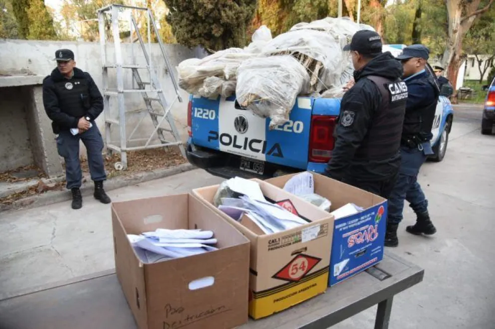 En el crematorio neuquino se incineraron drogas secuestradas por la Policía provincial. Foto: Prensa Municipalidad de Neuquén.