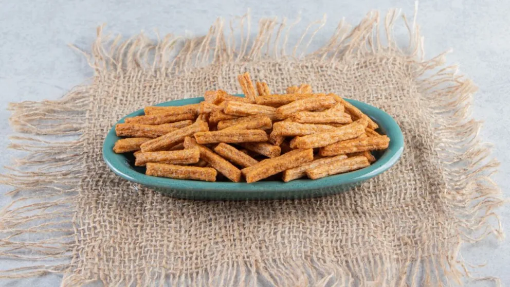 Palitos de garbanzos, ¡bien crocantes!
