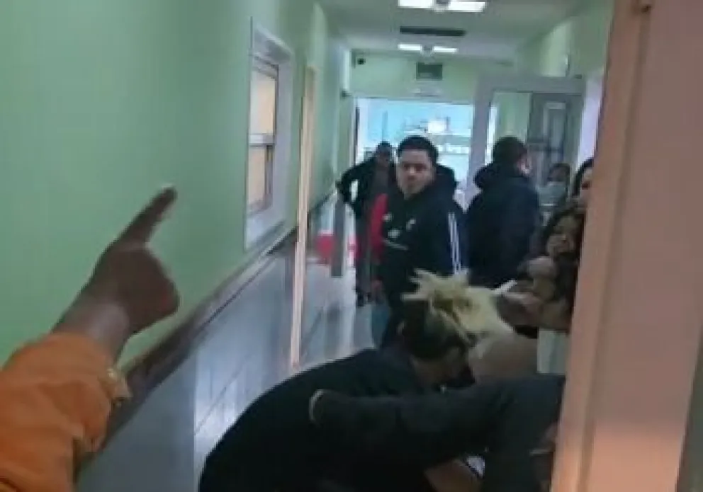 El personal afectado realizó la denuncia y hoy irán a fiscalía.| Foto captura video