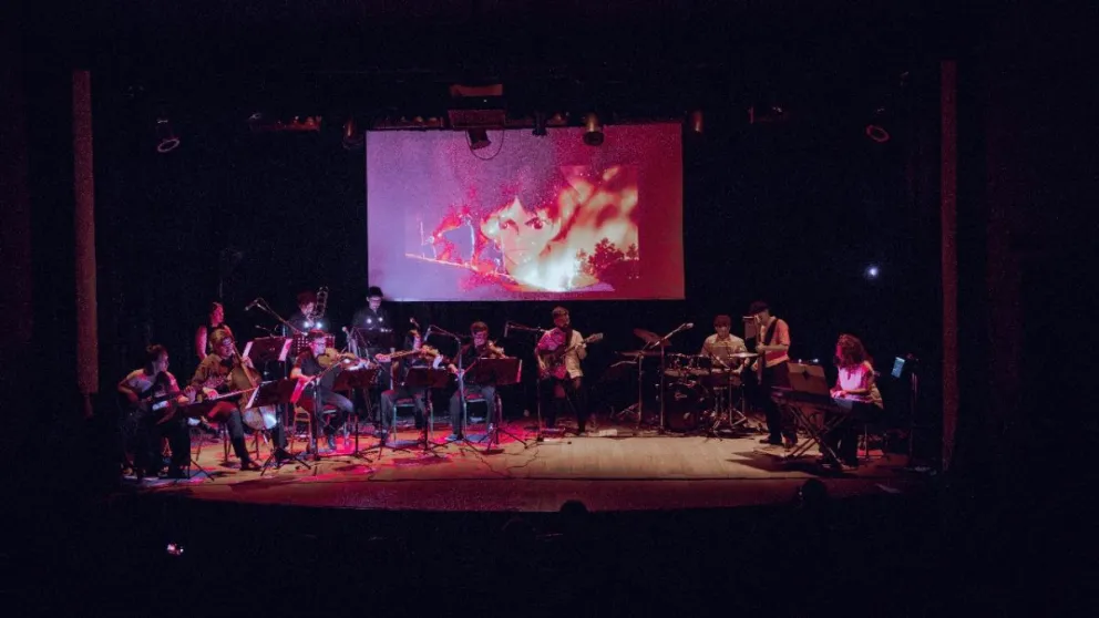 Iniciaron como un Quinteto y ahora presentan su show con 7 nuevos músicos y una bailarina. (Fotos Homenaje Miyazaki)