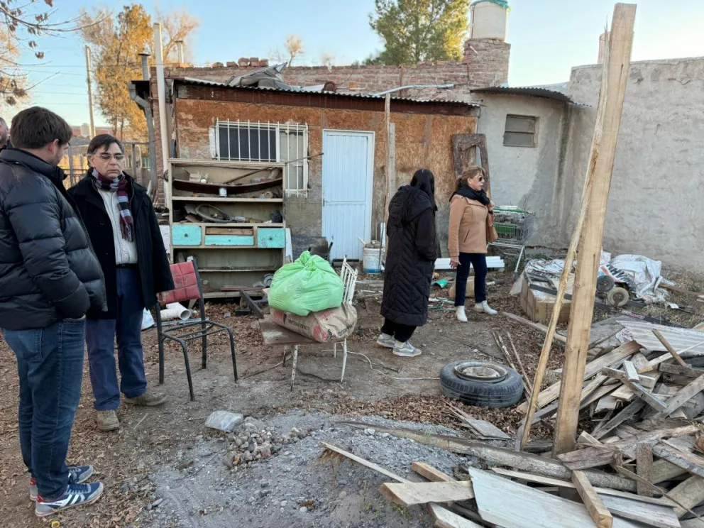 El lugar funcionaba como "aguantadero" por delincuentes, indicaron las autoridades. |Foto gentileza Prensa Municipalidad Cipolletti