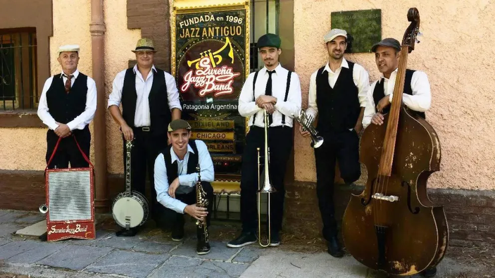 La música de Jelly Roll Morton llegará de la mano de la Sureña Jazz Band al Centro Cultural de Toschi y Tres Arroyos. Foto: gentileza.