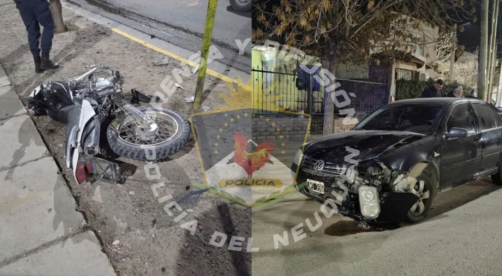 Los atacantes intentaron escapar robando un Golf, pero fueron interceptados por la policía. Foto: Policía de Neuquén.