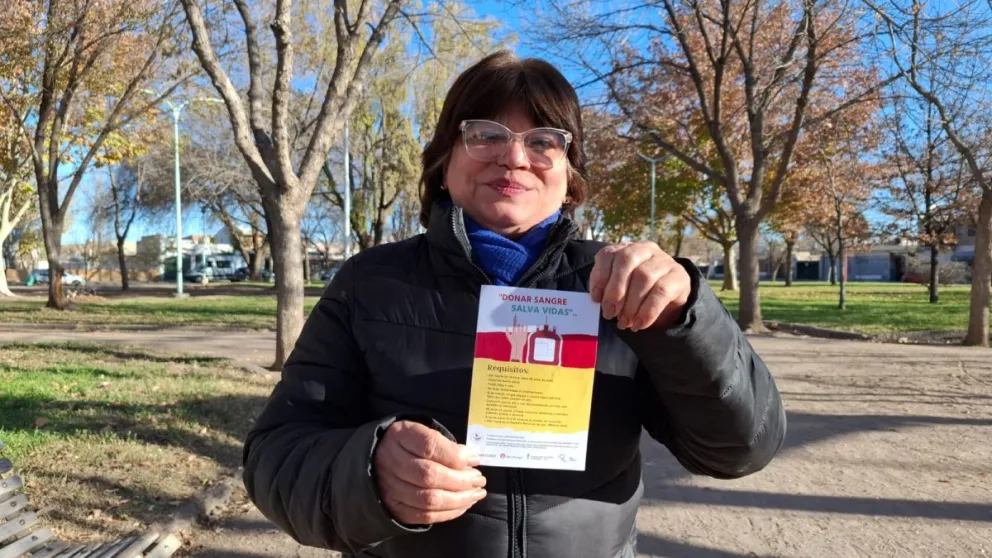 Graciela Figueroa, enfermera jubilada, se formó como promotora de donación en el Hospital Garrahan y en el INCUCAI. | Foto Daniela Luján para Cipo360