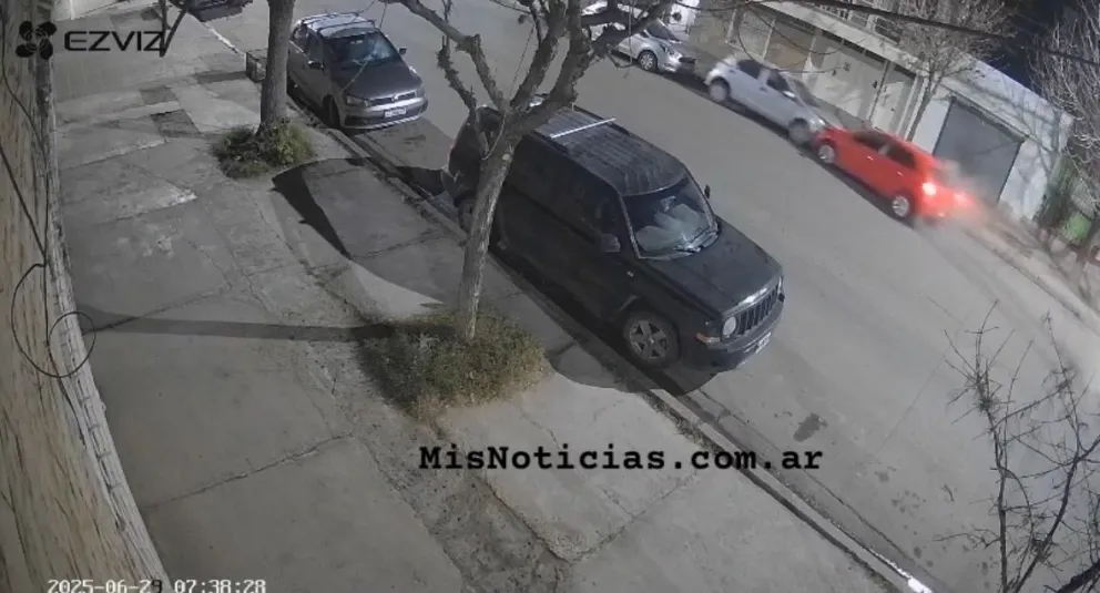 Los daños fueron solo materiales (Imagen gentileza Miguel Angel Parra)