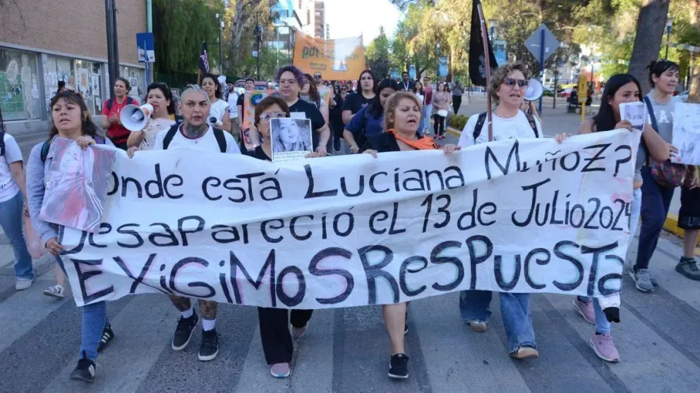La familia de Luciana está organizando un gran marcha para recordar un año de su desaparición y reclamar más celeridad a la justicia. Foto: archivo.