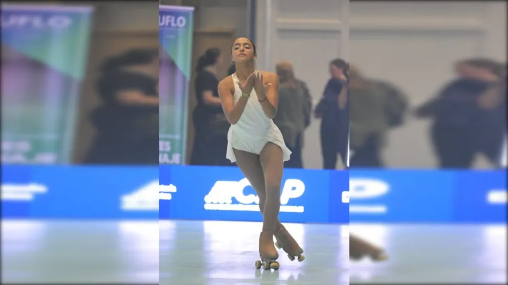 Tiene 16 años, es rosarina pero hace años vive y entrena en Cipolletti. (Foto gentileza)