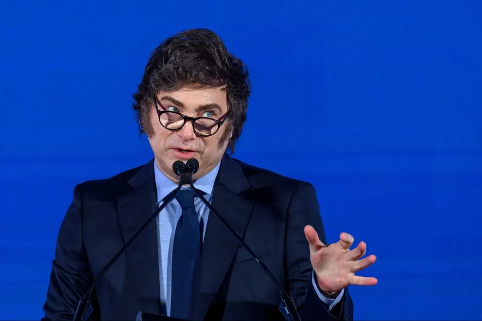 El presidente Javier Milei. 