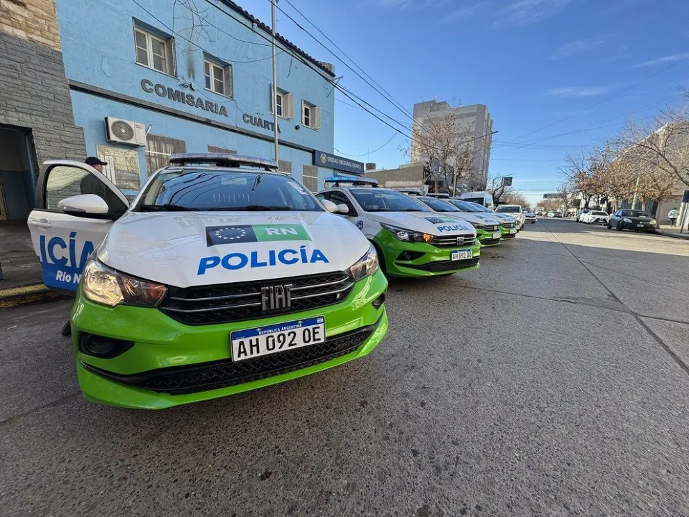 Los patrulleros, cinco Fiat Cronos 0 km (imagen gentileza) 