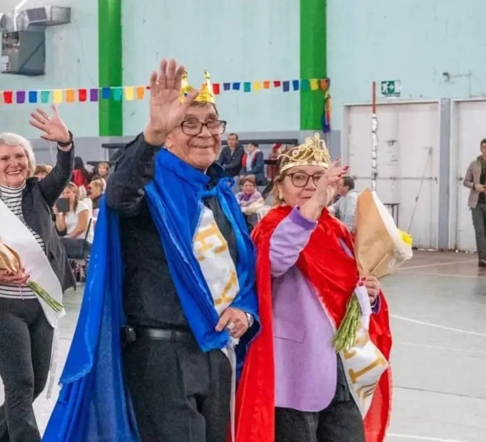 Participaba activamente del grupo de mayores de Allen. (Foto gentileza)