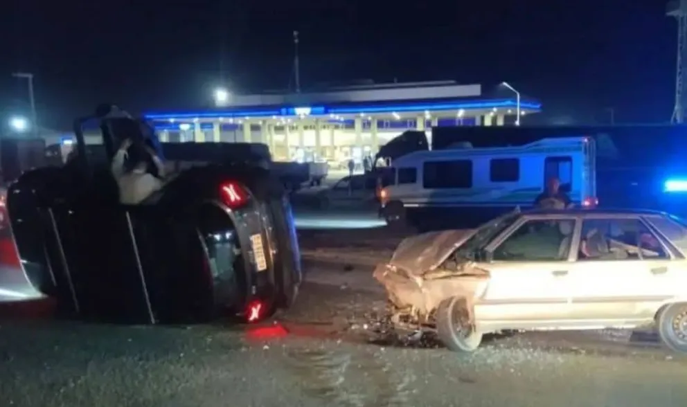 El choque se produjo en el acceso a Neuquén desde el tercer puente, sobre la Autovía Norte. Foto: gentileza CD.