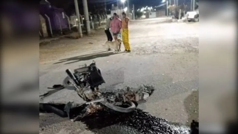 Fatal accidente en Pudú y Casimiro Gómez: murió un motociclista de 40 años