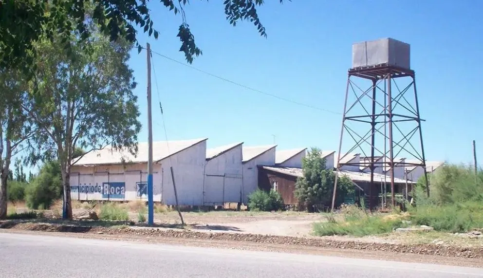El histórico galpón antes de ser desmantelado