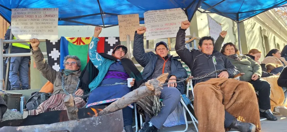 La marcha fue definida en una convocatoria con comunidades y organizaciones sociales. (Foto Confederación Mapuche de Neuquén)