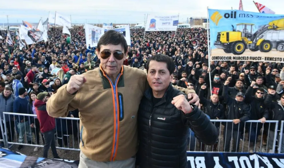 Marcelo Rucci va por la reelección como secretario general del sindicato de Petroleros Privados para el período 2025 - 2029. Lo acompañará Ernesto Inal como adjunto. Foto: gentileza.