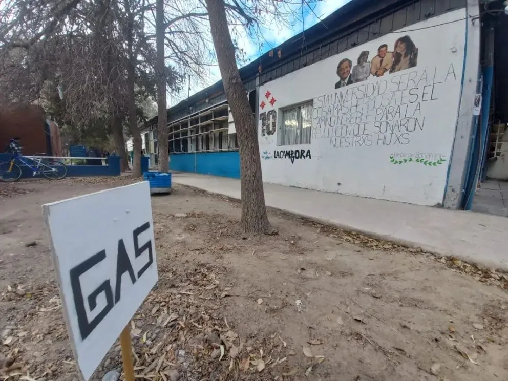 La obra de gas se lleva adelante desde finales del año pasado. Foto: (Tania Domenicucci - ANRoca
