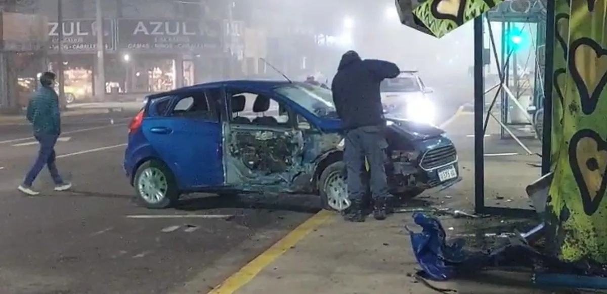 accidente parque central