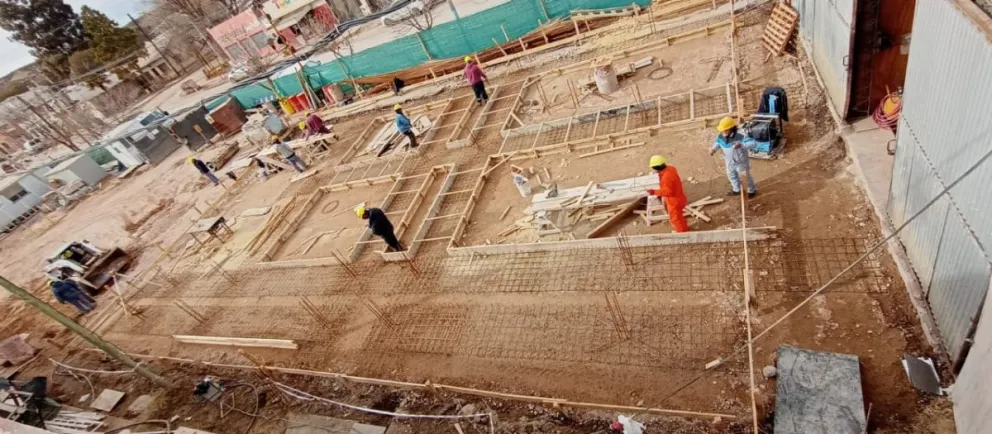 La obra duplica la superficie del hospital. (Foto Gobierno de Río Negro)