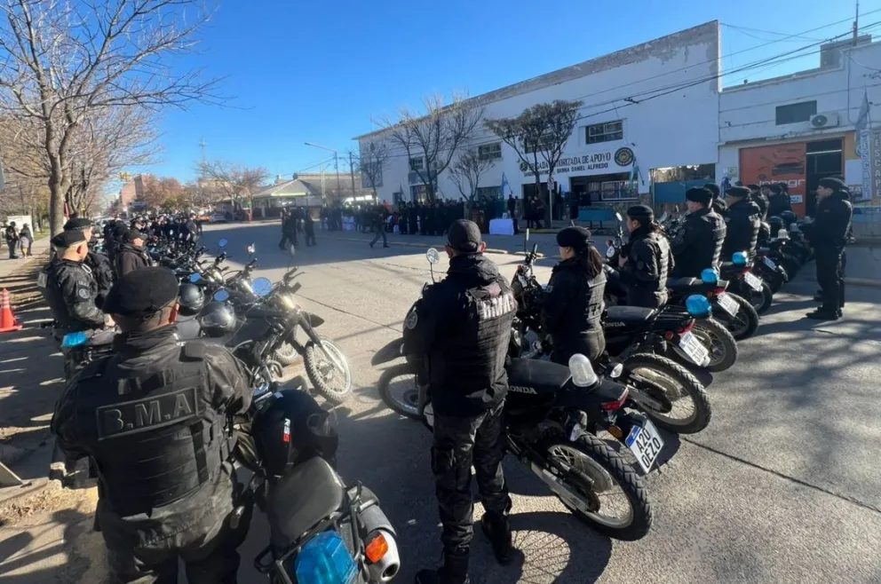 La sede de la Brigada Motorizada lleva ahora el nombre de Martínez Barría. Foto: gentileza.