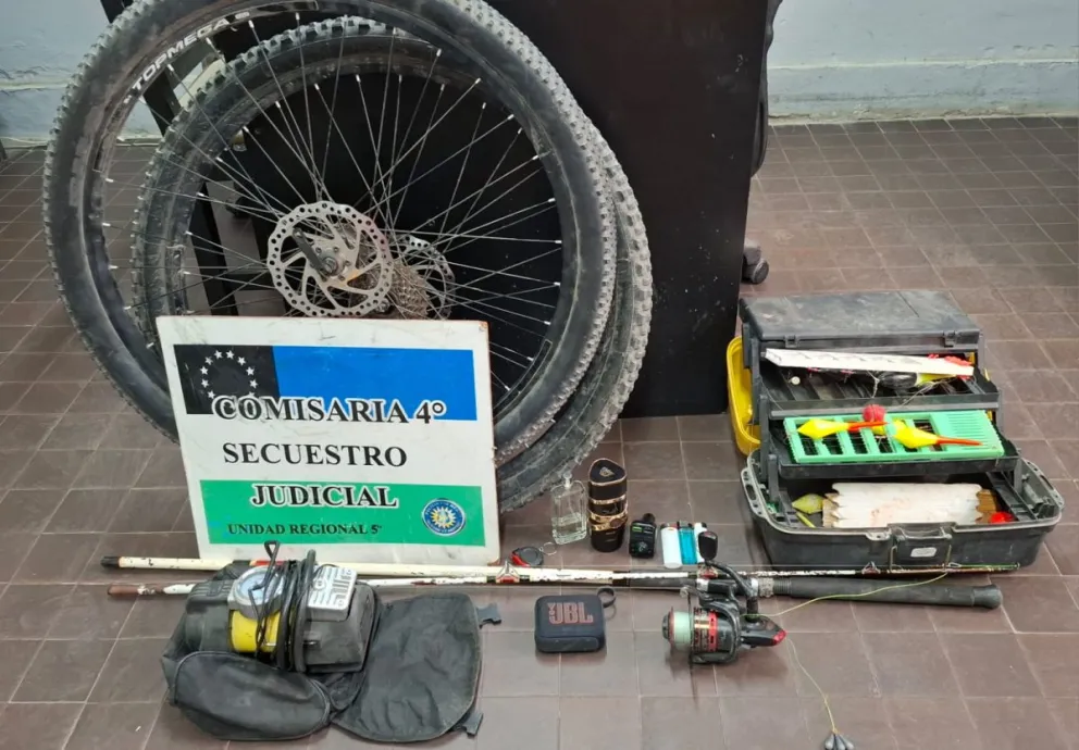 Fue detenido y será imputado ya que contaba con antecedentes. (Foto Policía de Río Negro)