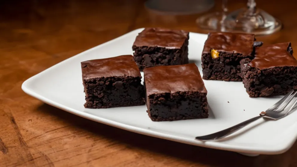 Brownie exprés para la tarde del domingo. 