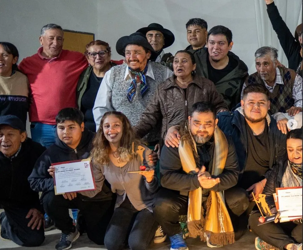 Parte de la delegación que participó en el Festival de Laborde de 2025. Ahora se viene una nueva instancia. Foto: gentileza.