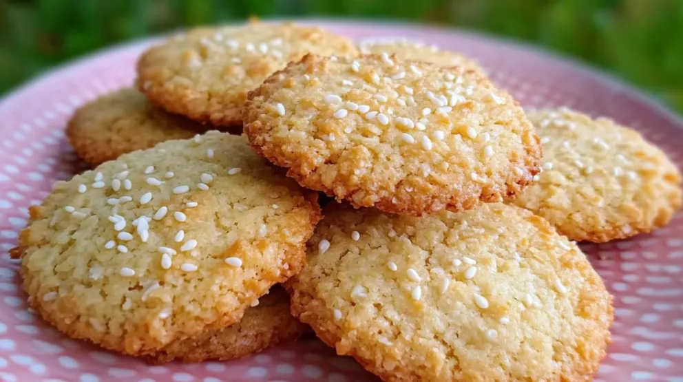 Galletitas caseras de coco, sin harina ni azúcar. 
