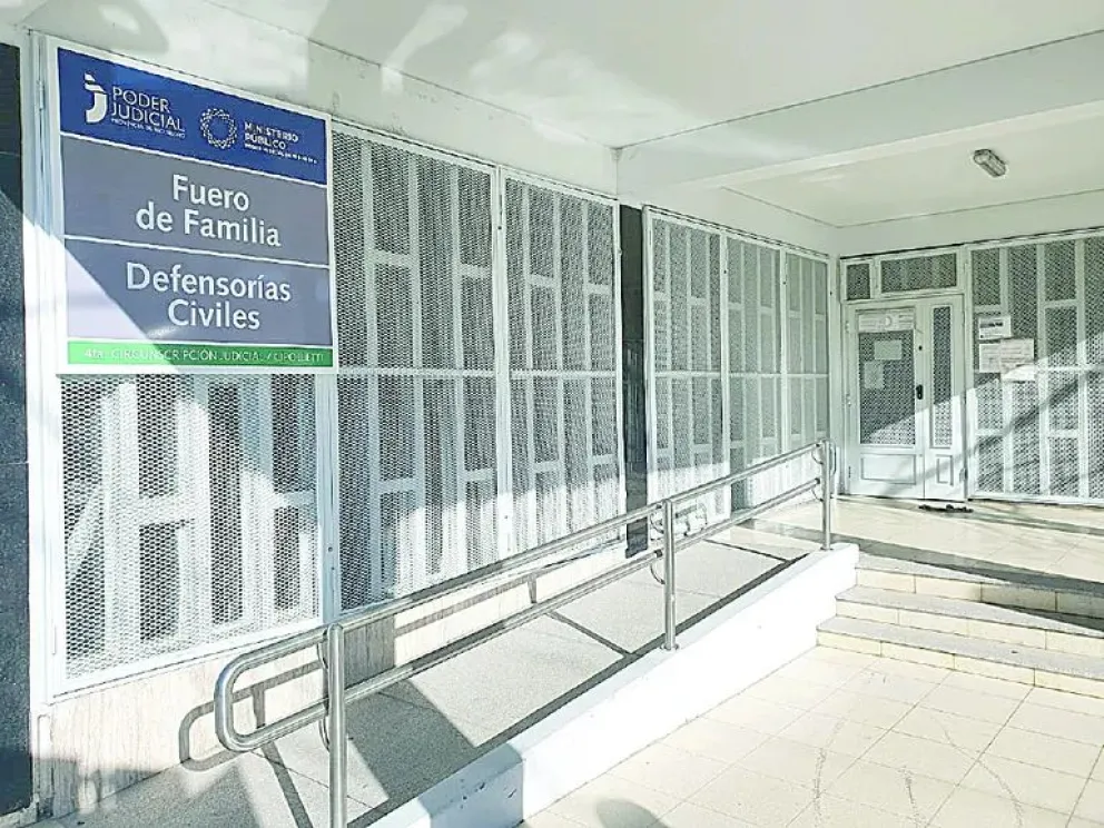 El pedido de adopción fue presentado en octubre ante el fuero de Familia de Cipolletti. Foto archivo sede Familia del poder Judicial