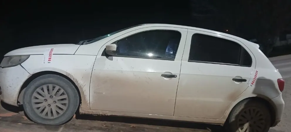  La policía intentaba contener la situación (imagen gentileza)