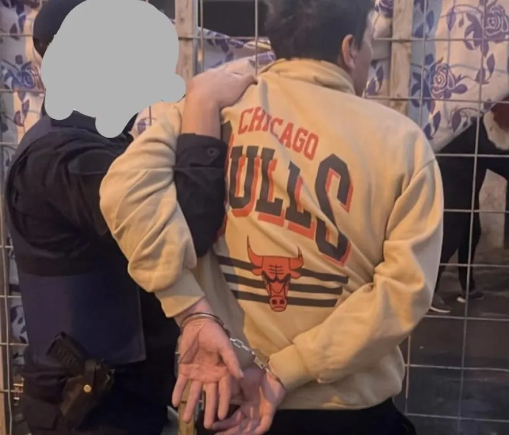 La detención sucedió hace instantes (imagen gentileza) 